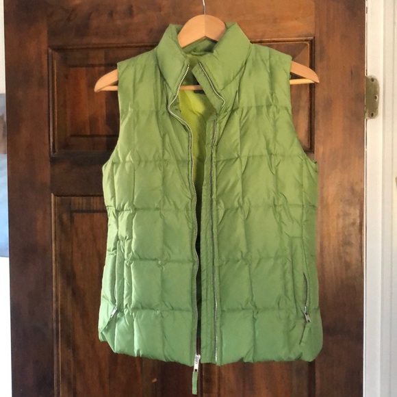 Gap Green Puffer Vest - Picture 1 of 8